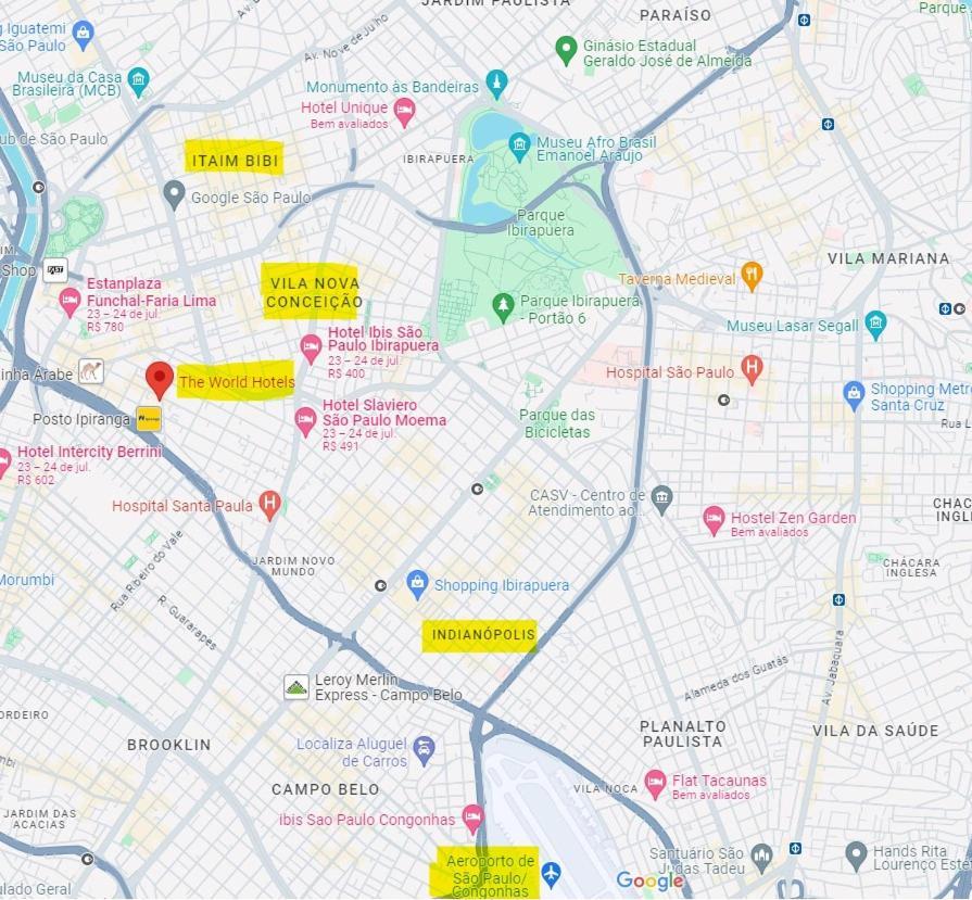 Otima Acomodacao, Apart Hotel No Coracao Da Villa Olimpia São Paulo Kültér fotó